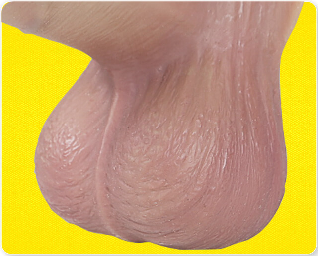 7.5 inch realistic silicone penis sleeve
