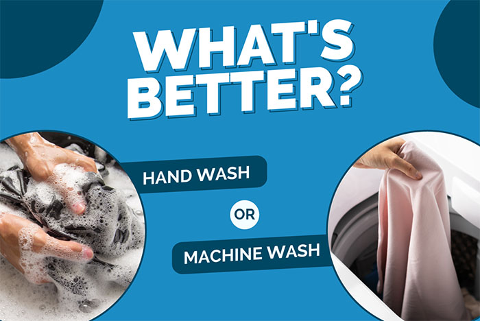 Hand wash instead of machine wash