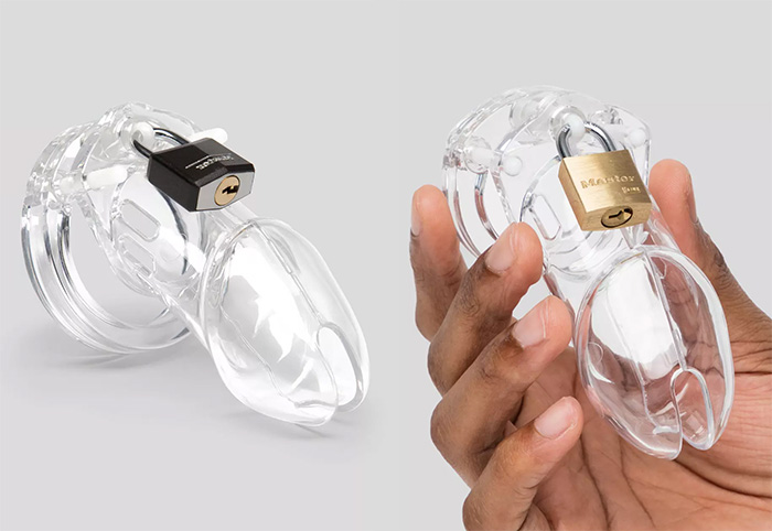 Plastic or Polycarbonate Chastity Cage